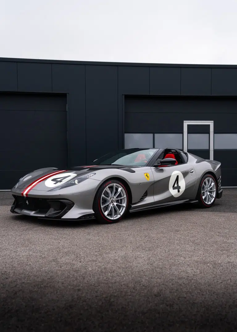 Ferrari 812 Competizione A, V12 atmosphérique de 830 ch, photographiée par Excel Car à Rivesaltes